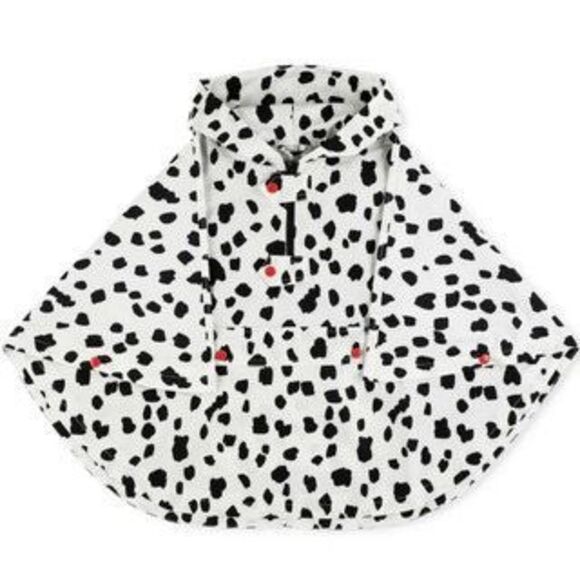 NWT Stella McCartney Kids Dalmatian Print Hooded Rain Poncho.  Size 4 - Picture 10 of 10